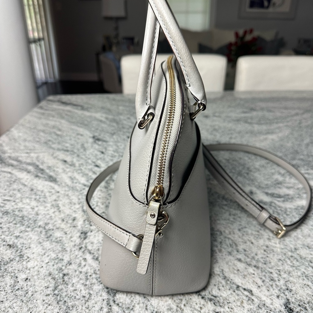 Kate Spade Elegant Light Gray Handbag - Picture 3 of 8